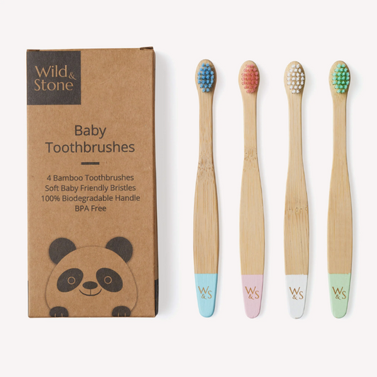 Baby Bamboo Toothbrush - Extra Soft Bristles